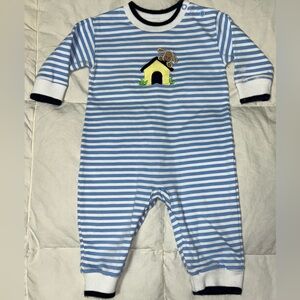 Florence Eismann doggy romper zip crotch sz 3-6 months see description
